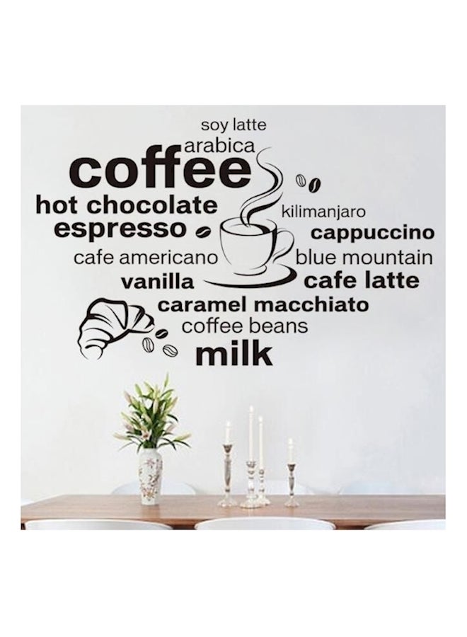 Generic Coffee World Wall Decal Sticker - Image 4