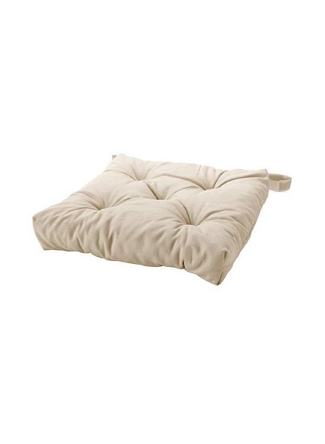 Generic Cotton Chair Cushion Cotton Beige  - Image 1