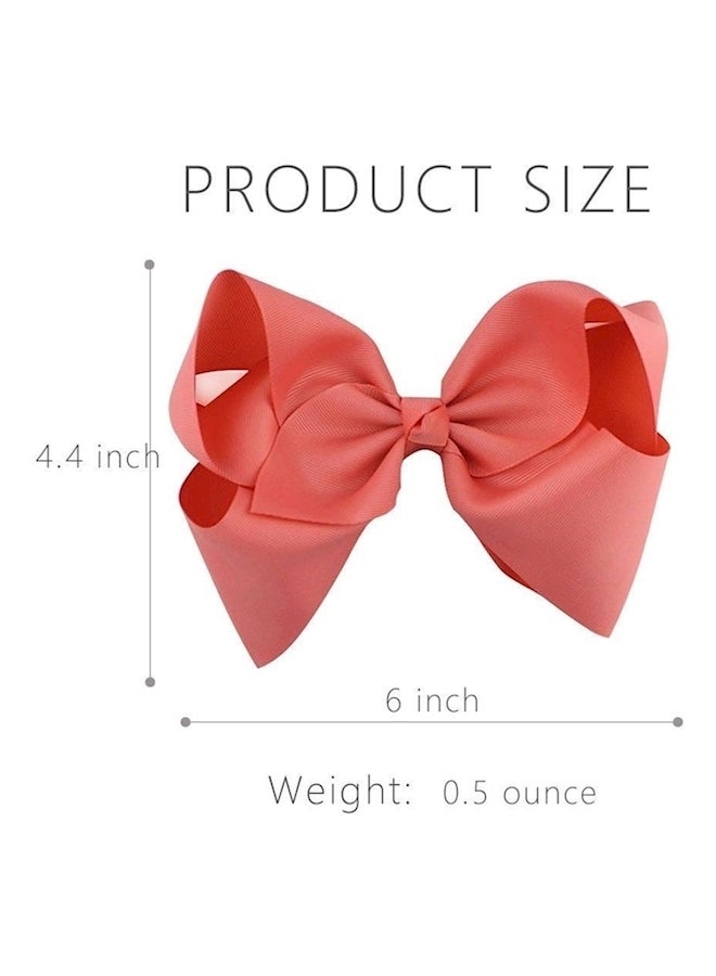 20-Piece Ribbon Hair Bow Red/Blue/Green - Image 2