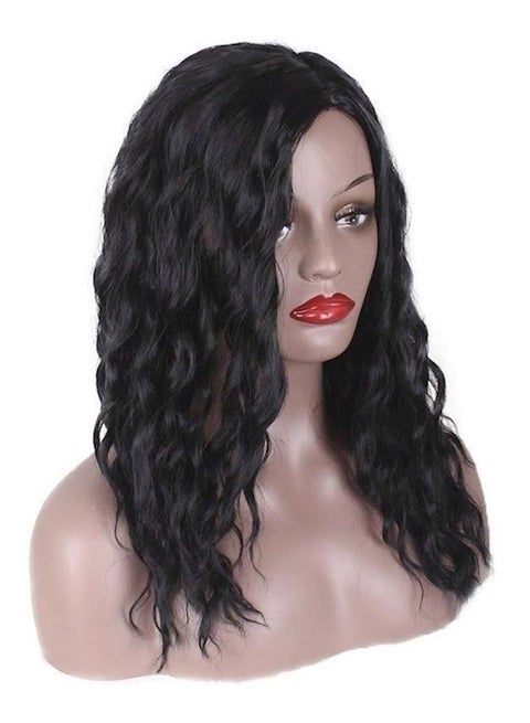 Long Curly Hair Wig Black