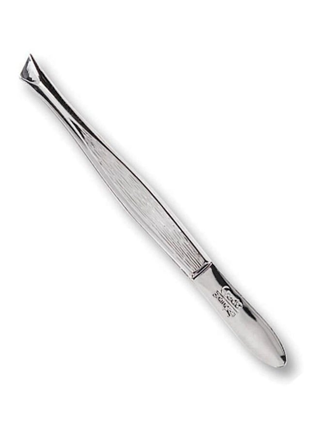 كريدو ملقط بطرف مقوس فضي