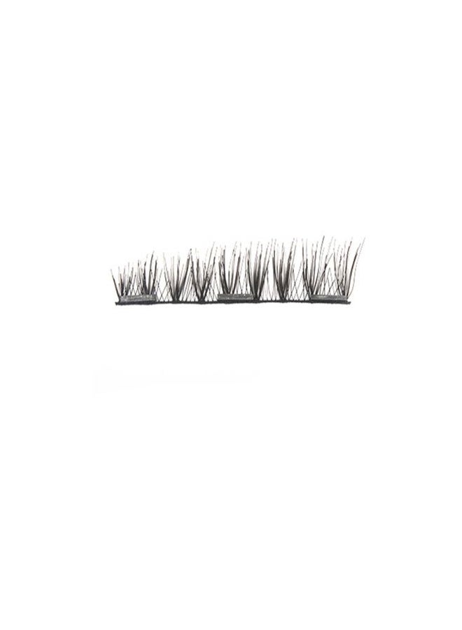 4-Piece Magnetic False Eyelashes Extension Black - Image 2