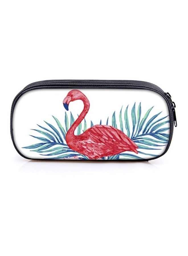 Flamingos Printed Makeup Bag Multicolour - Image 1