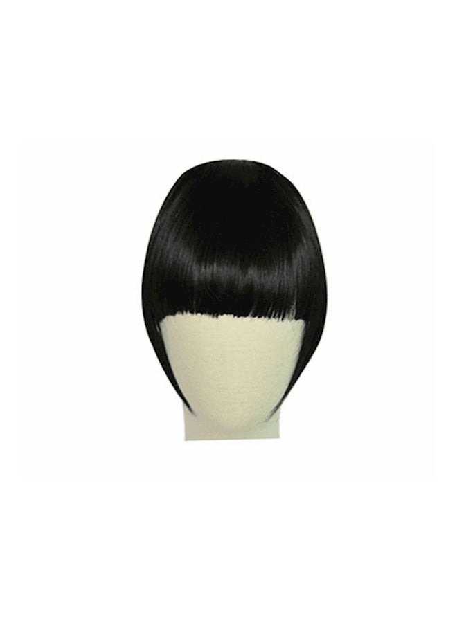 Straight Hair Extension Wig Black 20cm - Image 1
