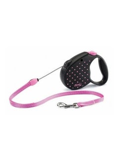 Flexi Color Dots Cord Pink/Black 5meter 