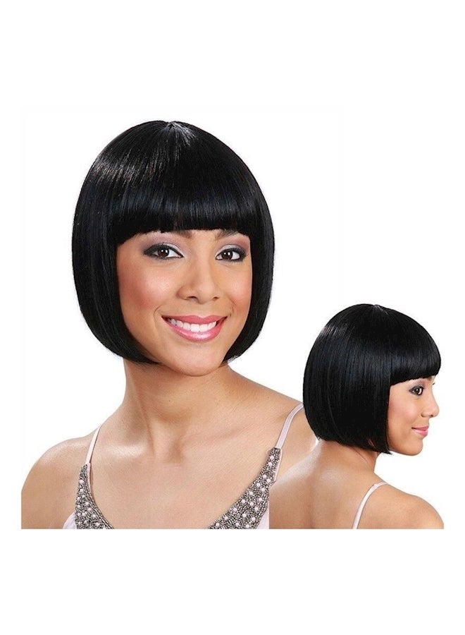 Bobo Head Short Straight Wig Black 32cm - Image 1