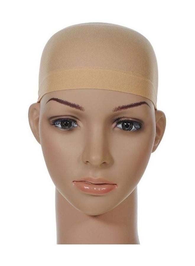Elastic Wig Cap Beige - Image 1