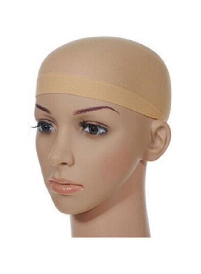 Elastic Wig Cap Beige - Image 2