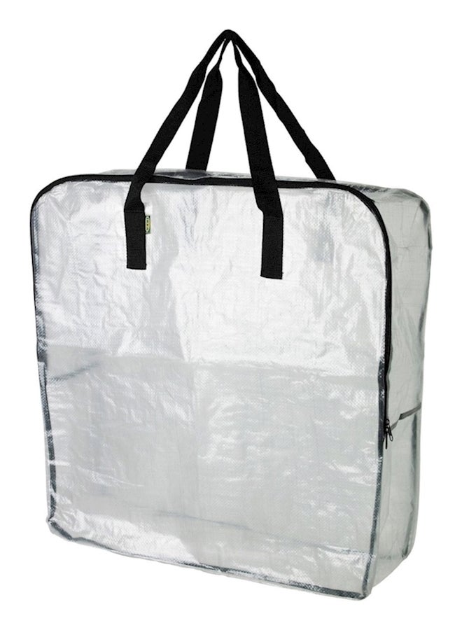 Storage Bag With Handle Clear/Black