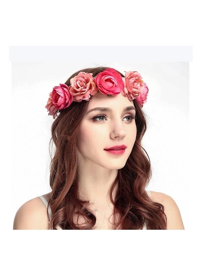Generic Bridal Hair Band Red - Image 2