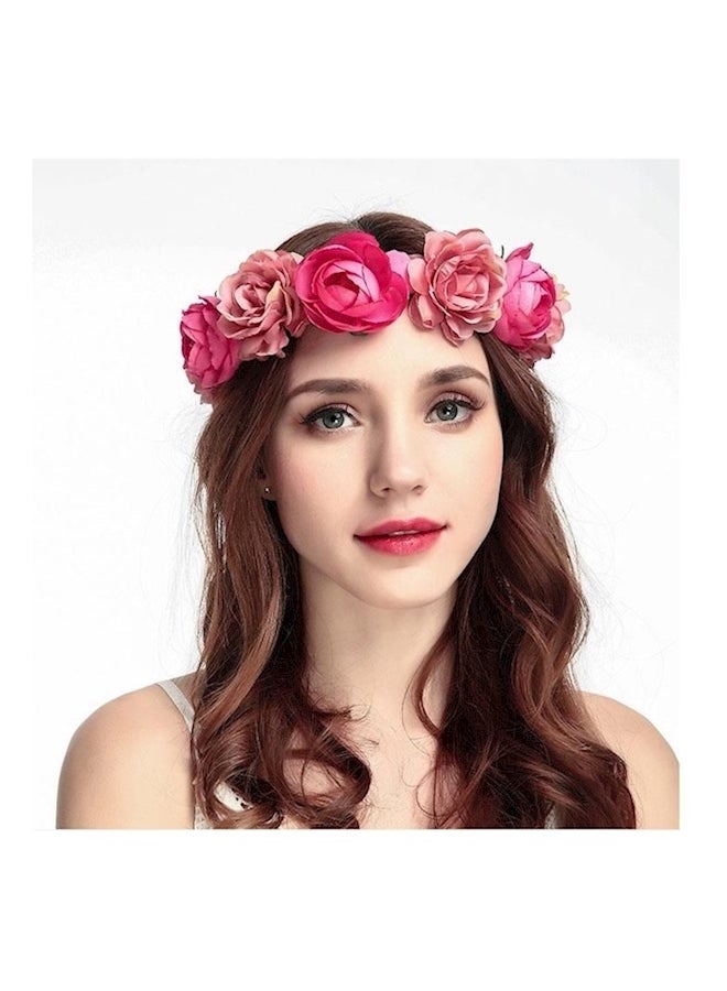 Generic Bridal Hair Band Red - Image 1