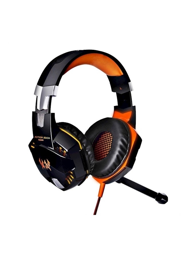 KOTION EACH Over Ear Gaming Headphones With Mic For PS4/PS5/XOne/XSeries/NSwitch/PC - Wired - Image 2