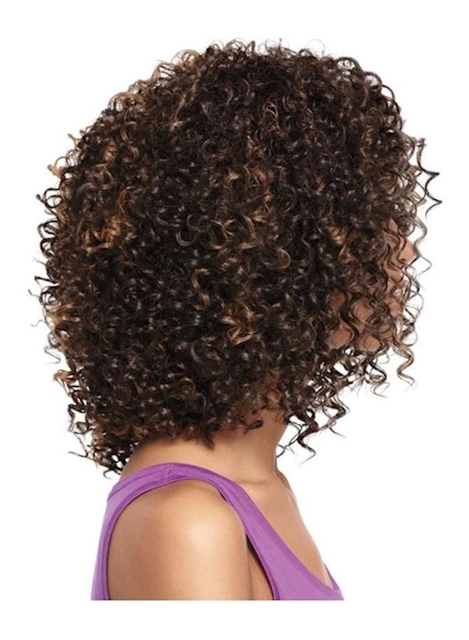 Generic Afro Curly Hair Wig Brown - Image 2