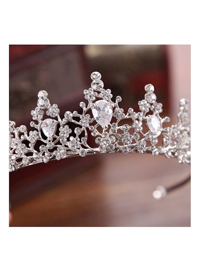 Generic - Crystal Studded Bridal Crown - Image 1