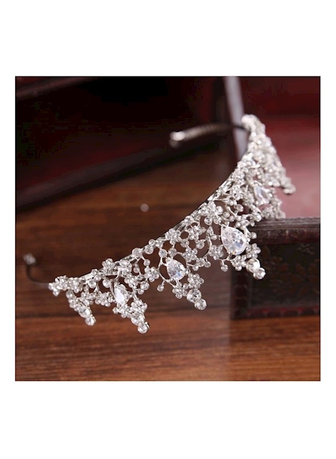 Generic - Crystal Studded Bridal Crown - Image 1