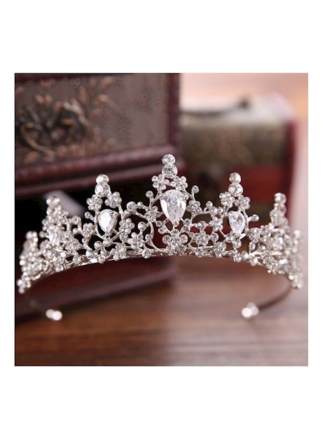 Generic - Crystal Studded Bridal Crown - Image 1