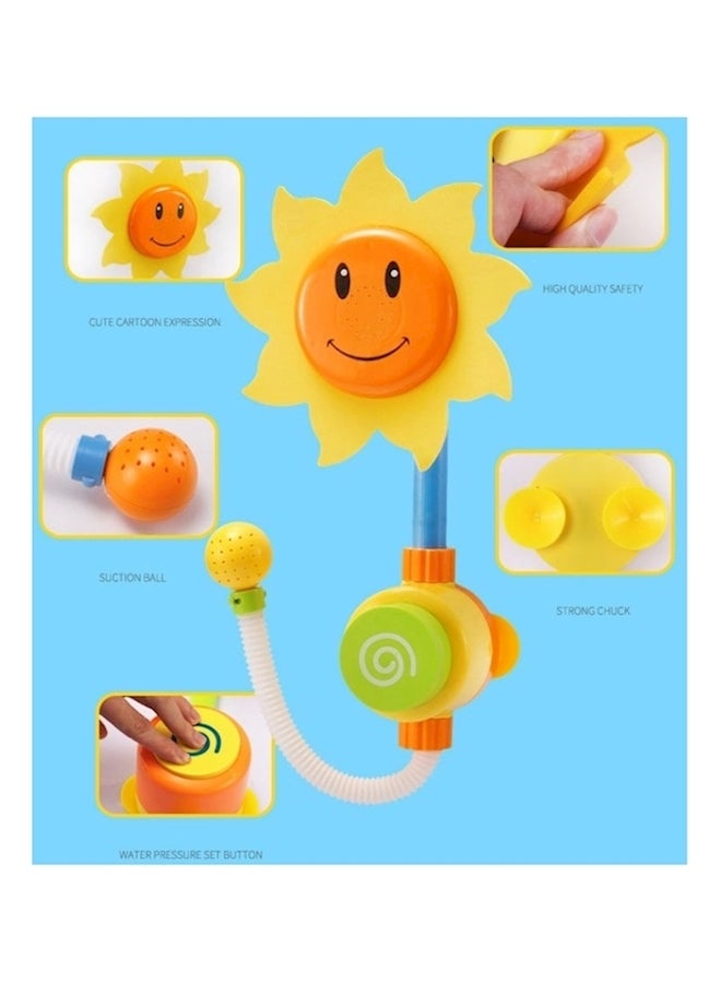 لعبة استحمام للأطفال بتصميم زهرة دوار الشمس - Image 3
