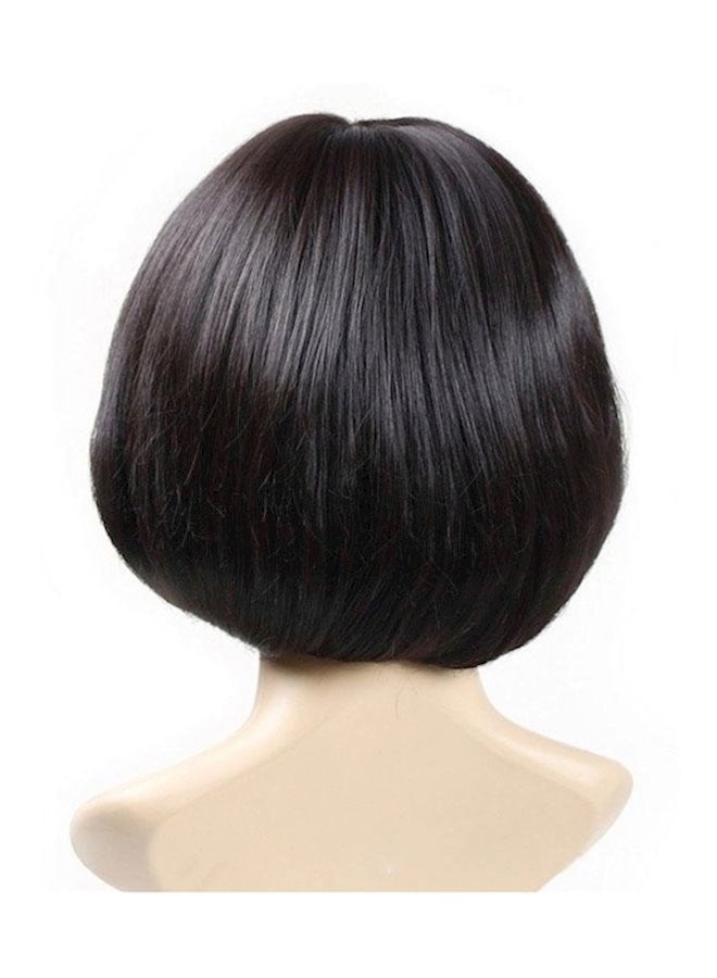 شعر مستعار قصير عصري أسود - Image 3