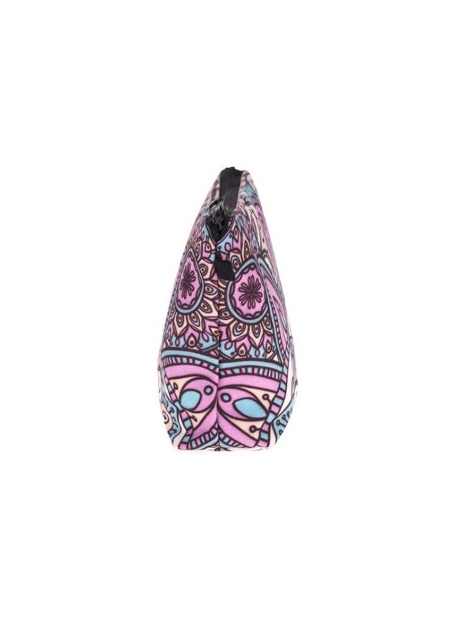 Zohra Digital Geometry Makeup Bag Multicolour