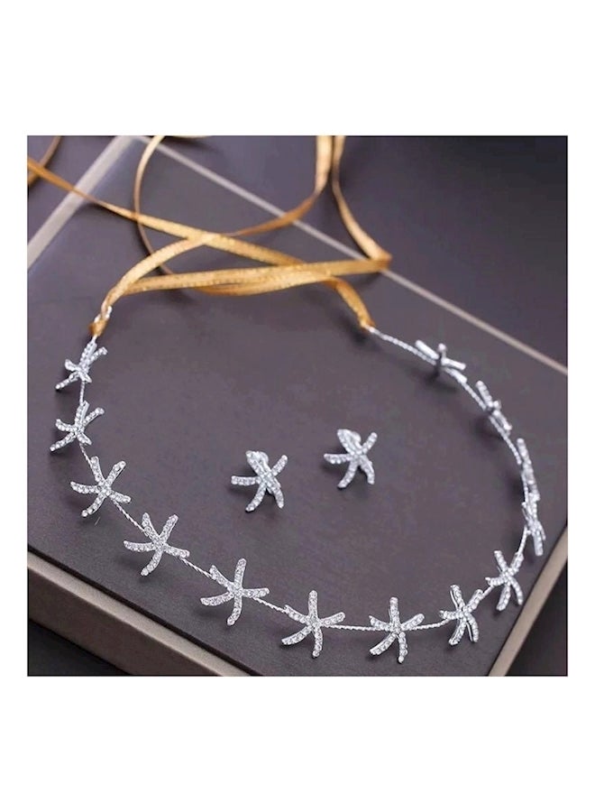 ربطة رأس للعرائس ذهبي - Image 2