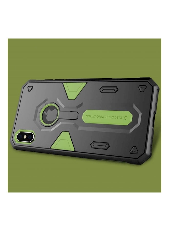 Nillkin Protective Snap Case For Apple iPhone XS Max Black/Green - Image 2