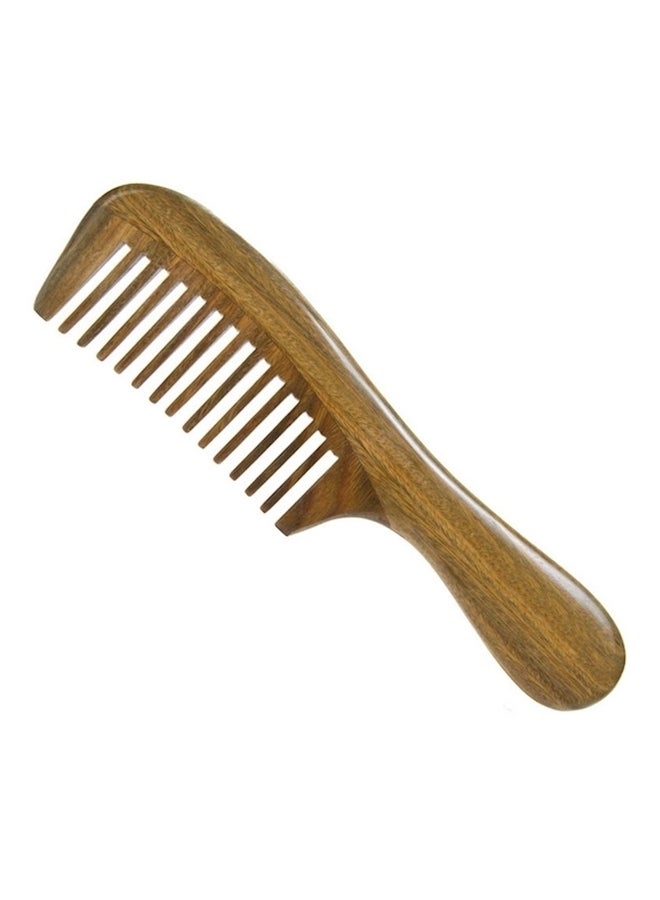 Wide Tooth Hair Comb Beige - Image 1