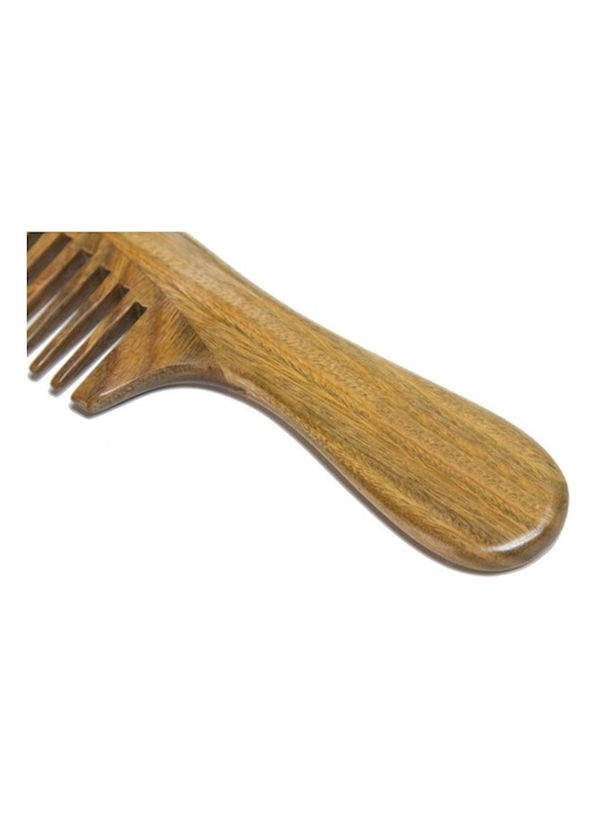 Wide Tooth Hair Comb Beige - Image 3