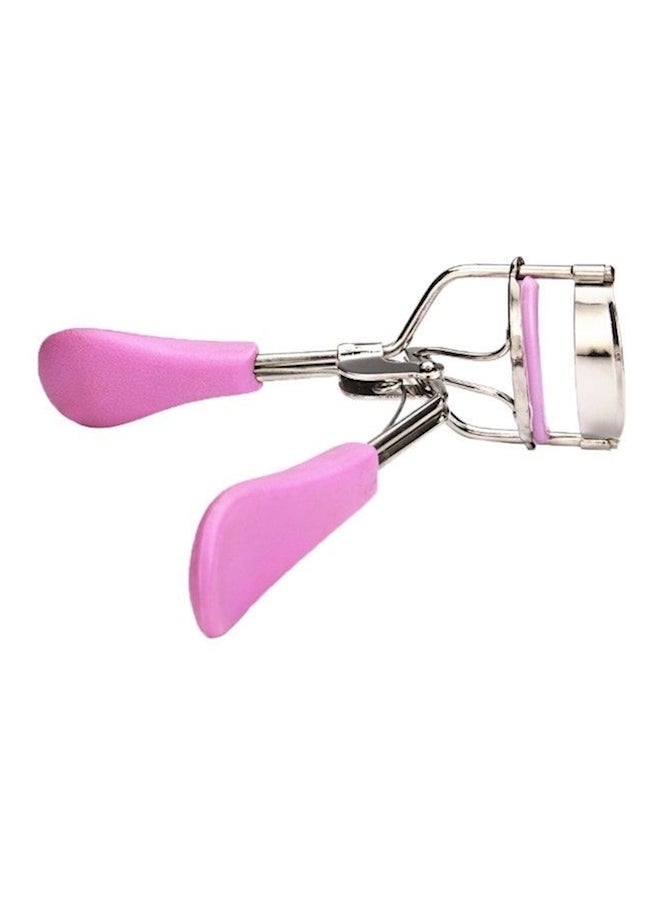 أداة ثني الرموش للماكياج ومستحضرات التجميل وردي / فضي - Image 1