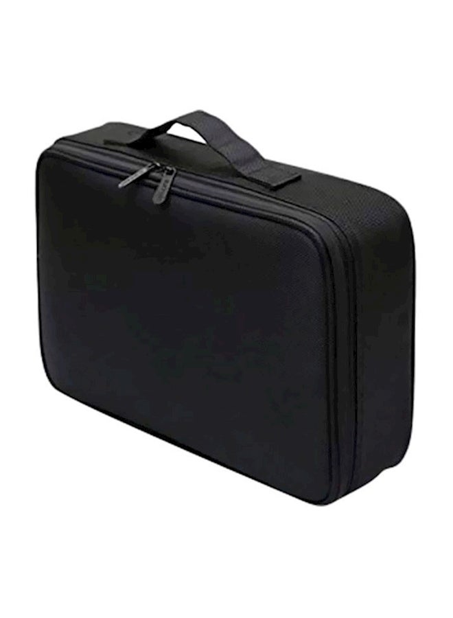 Generic Trunk Travel Zipper Makeup Bag Black  - Image 1