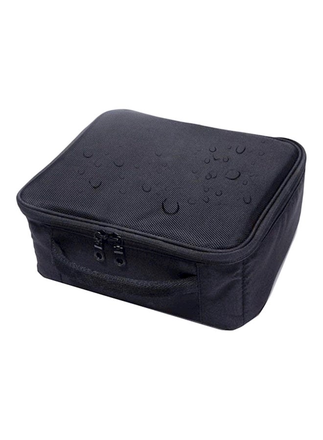 Generic Trunk Travel Zipper Makeup Bag Black  - Image 2