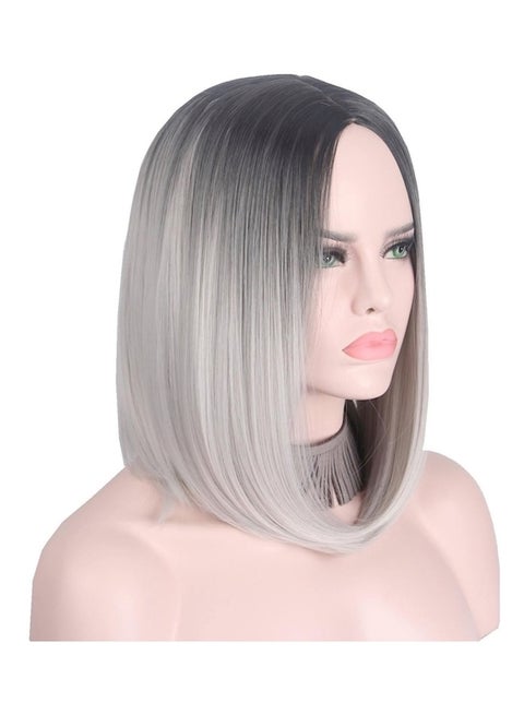 Simulation Gradient Hair Grey