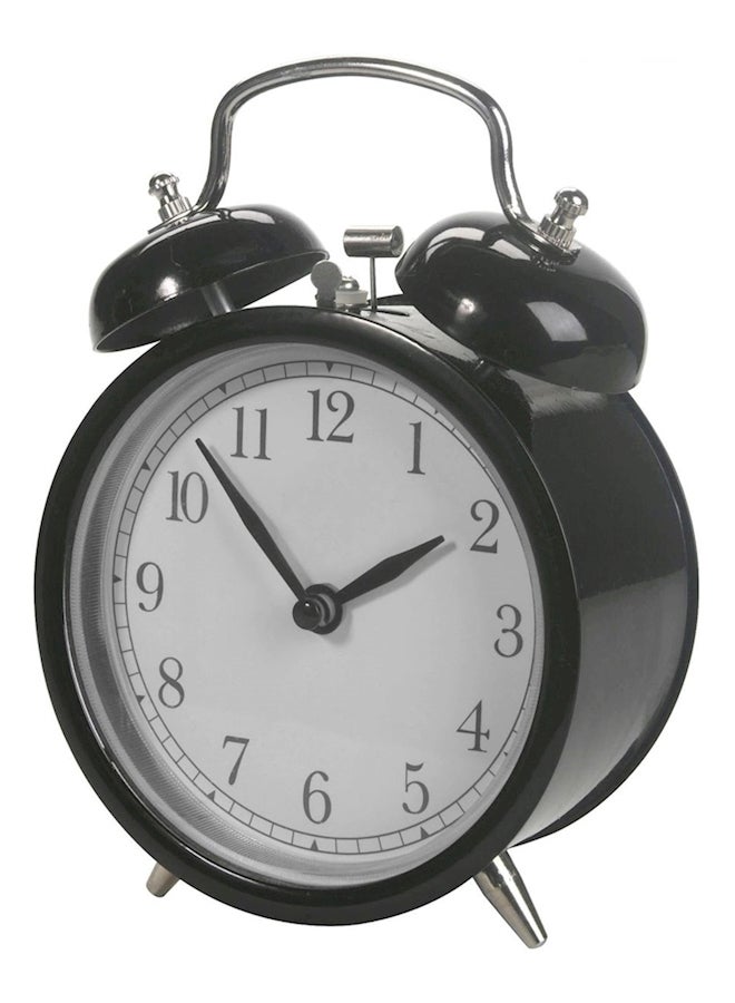Multipurpose Alarm Clock Black/White 