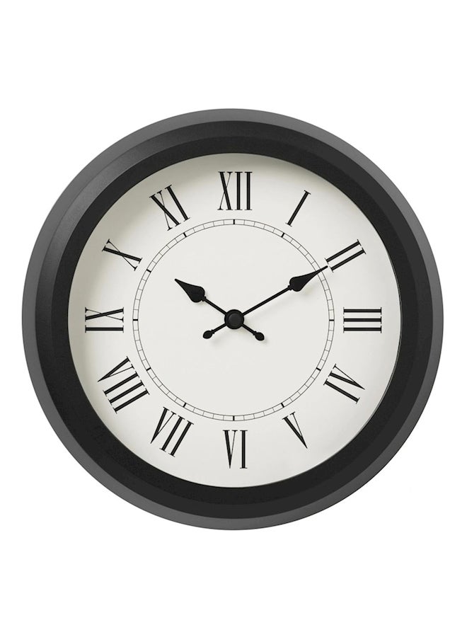 Decorative Wall Clock Black/White