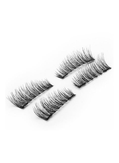 2-Pair 3D Magnetic False Eyelashes Black