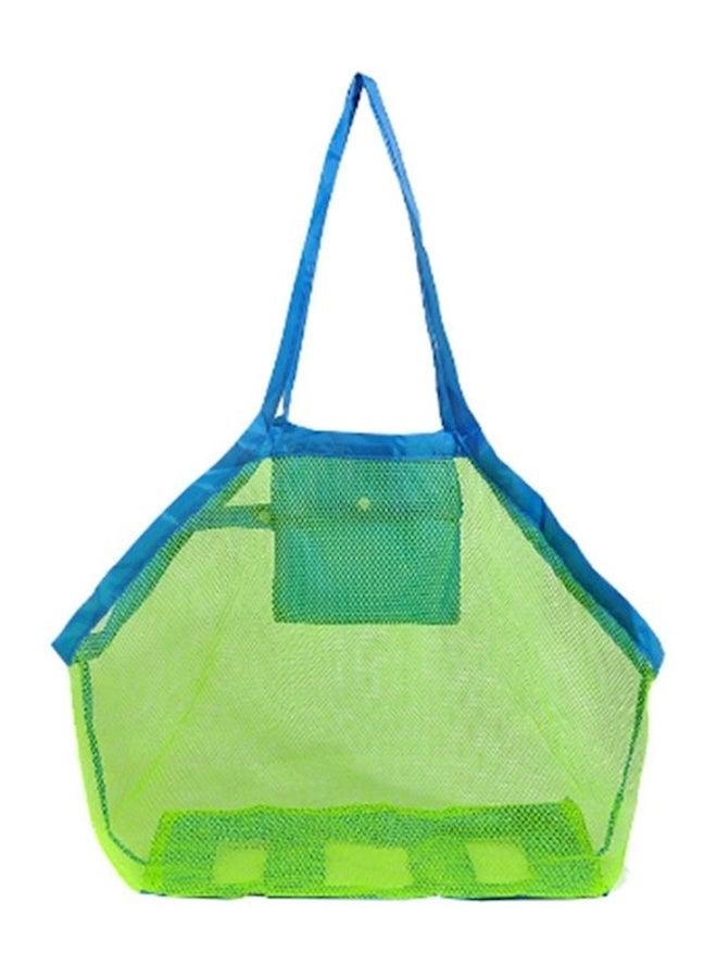 Outdoor Child Kids Beach Bag Carry Beach Treasures Toys Pouch Tote Mesh Storage 17.99x17.99x12.01inch  - Image 2