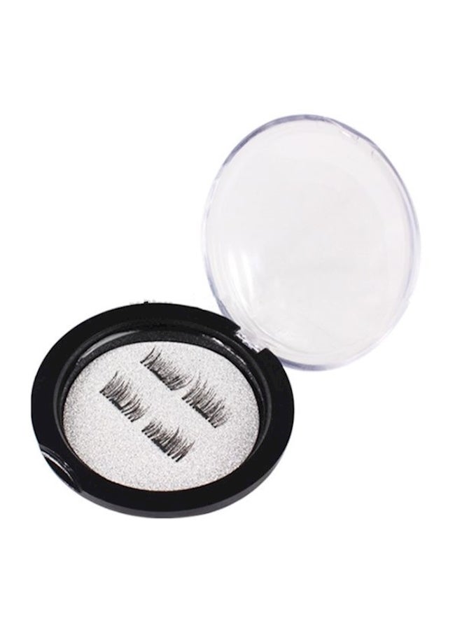 Pair Of 2 3D Magnetic False Eyelashes Black - Image 1