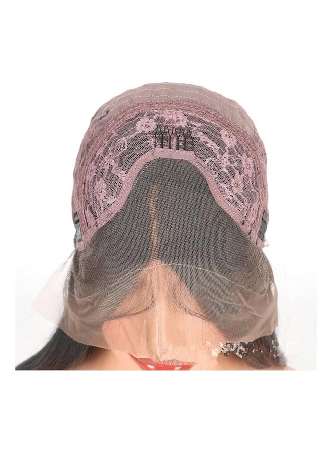 باروكة شعر مستعار بتصفيف مستقيم قصير أسود - Image 4