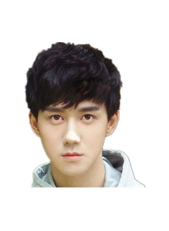 Short Straight Hair Wig Black - Image 1