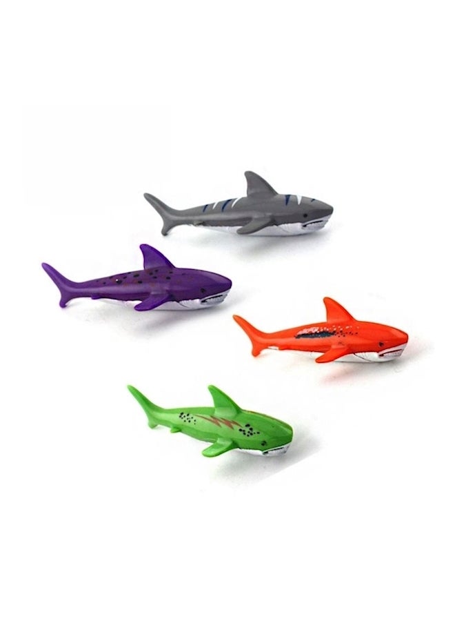 4-Piece Underwater Throw Shark Set - Image 2