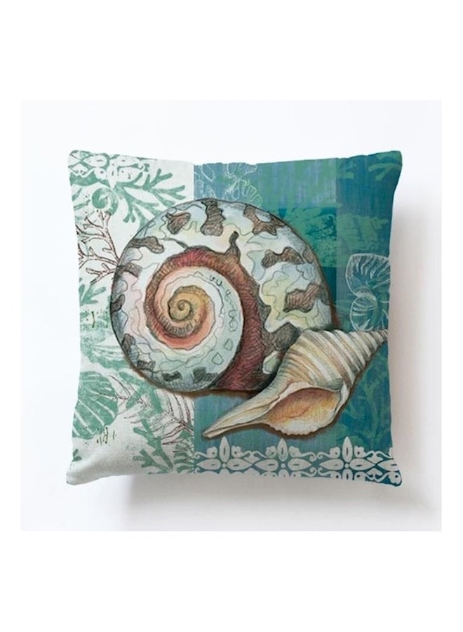 Ocean Series Cushion Cover linen Blue/Green/White 45x45cm