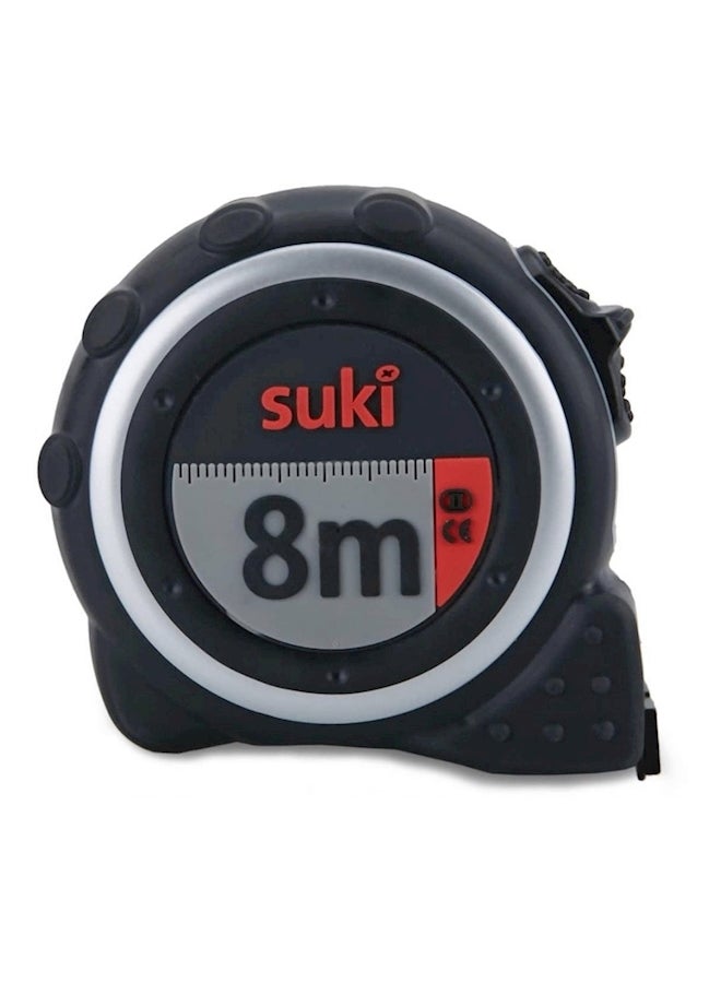 suki Linear Measuring Tape Black 8meter - Image 1