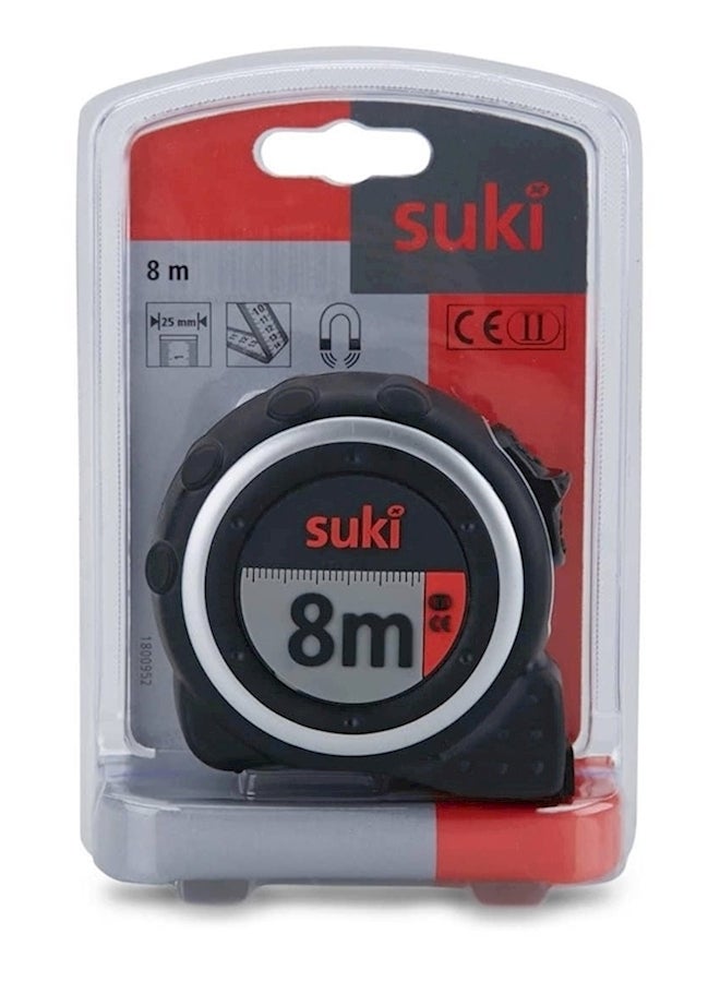 suki Linear Measuring Tape Black 8meter - Image 2