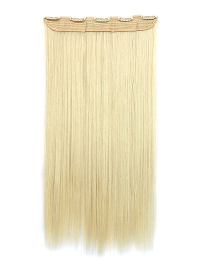 Long Straight Hair Extension Wig Brown