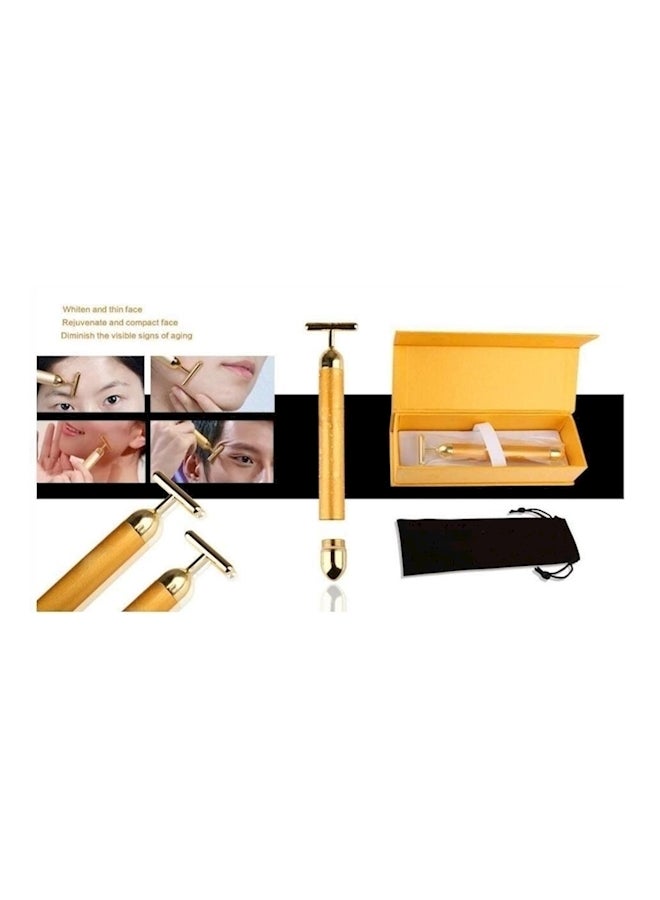 Generic Vibration Massager For Face Gold - Image 1