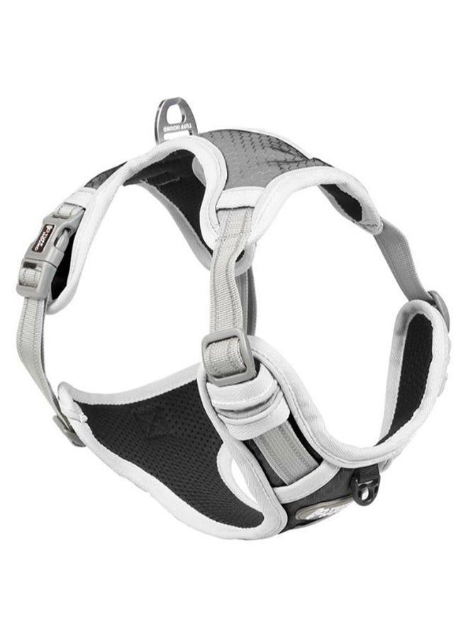 Generic Adjustable No Pull Vest Dog Harness Grey/Black 