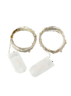 ICOCO 2-Piece Led Series Light Set With Button Multicolour 12x8x10cm  - Image 1