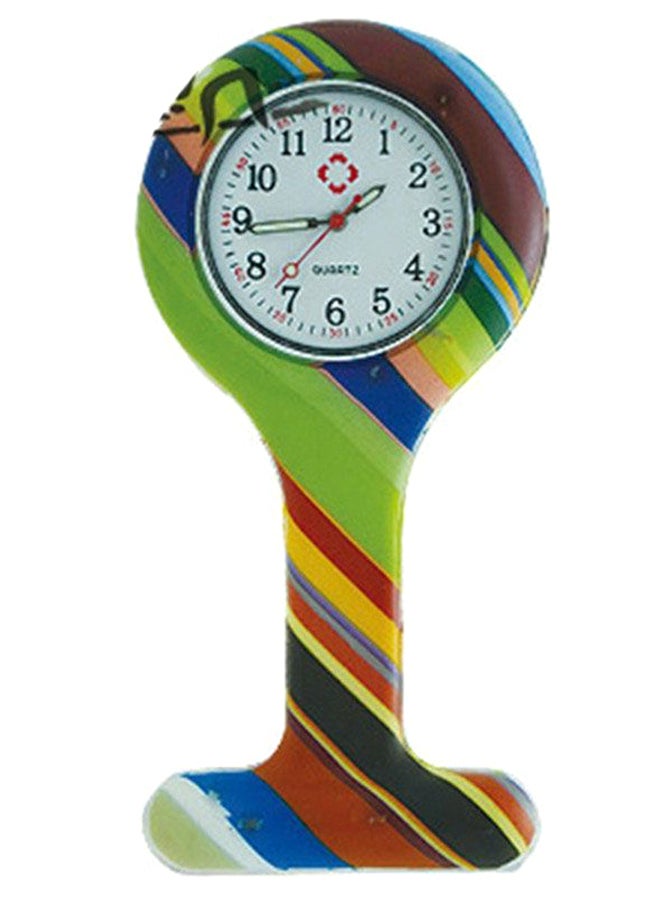 ساعة جيب بعقارب وسوار من البلاستيك للممرضات طراز 2408Z-E - Image 2