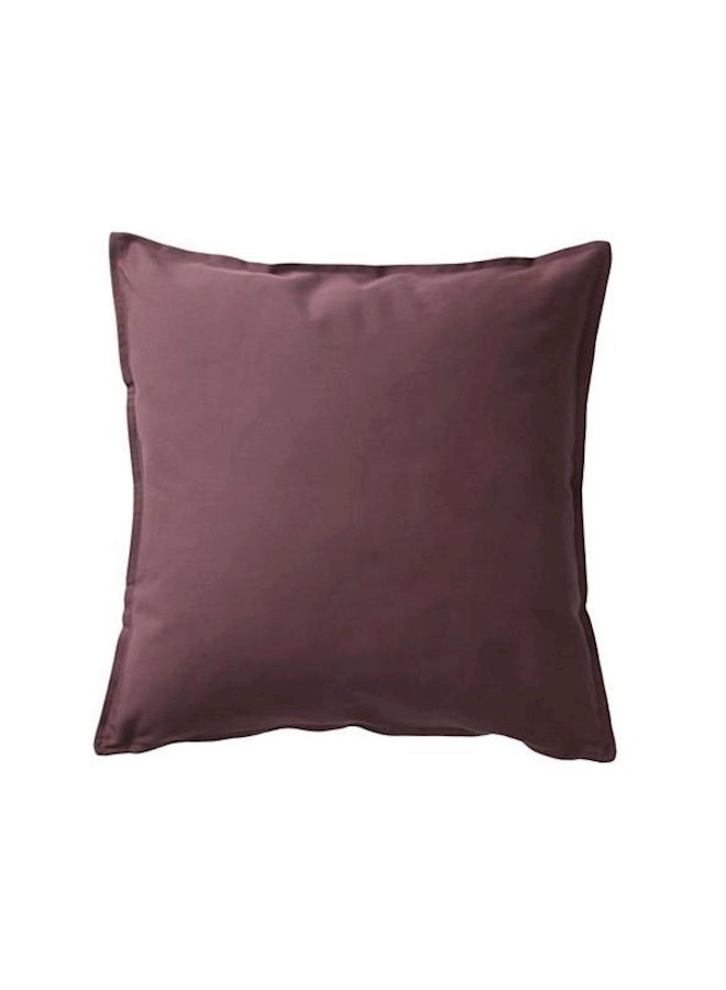 Gurli Cushion Cover cotton Brown 50x50cm - Image 1
