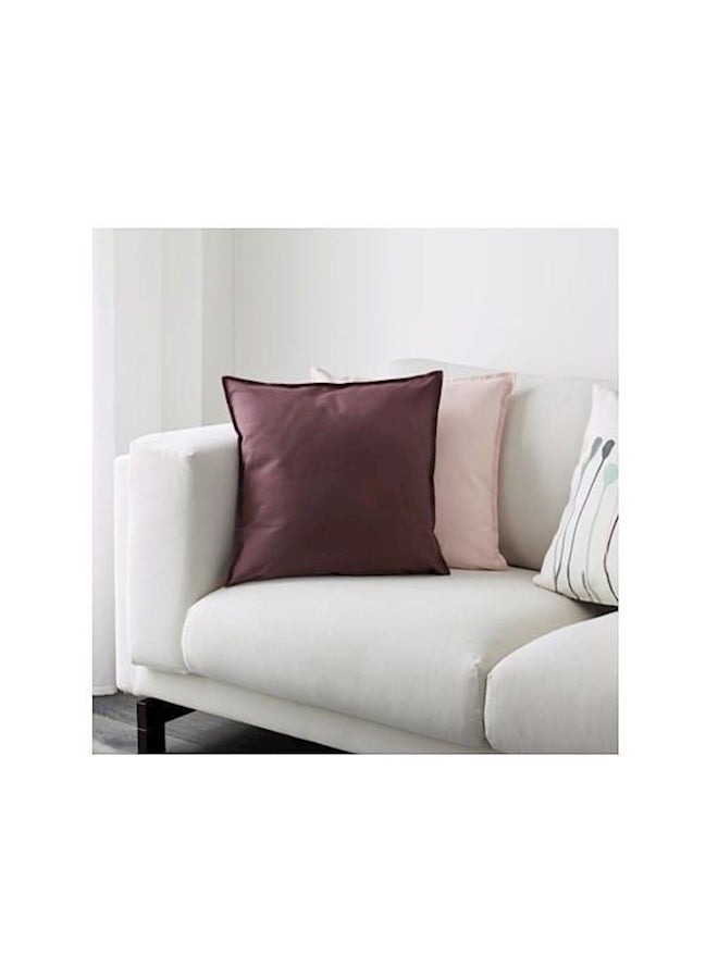Gurli Cushion Cover cotton Brown 50x50cm - Image 2