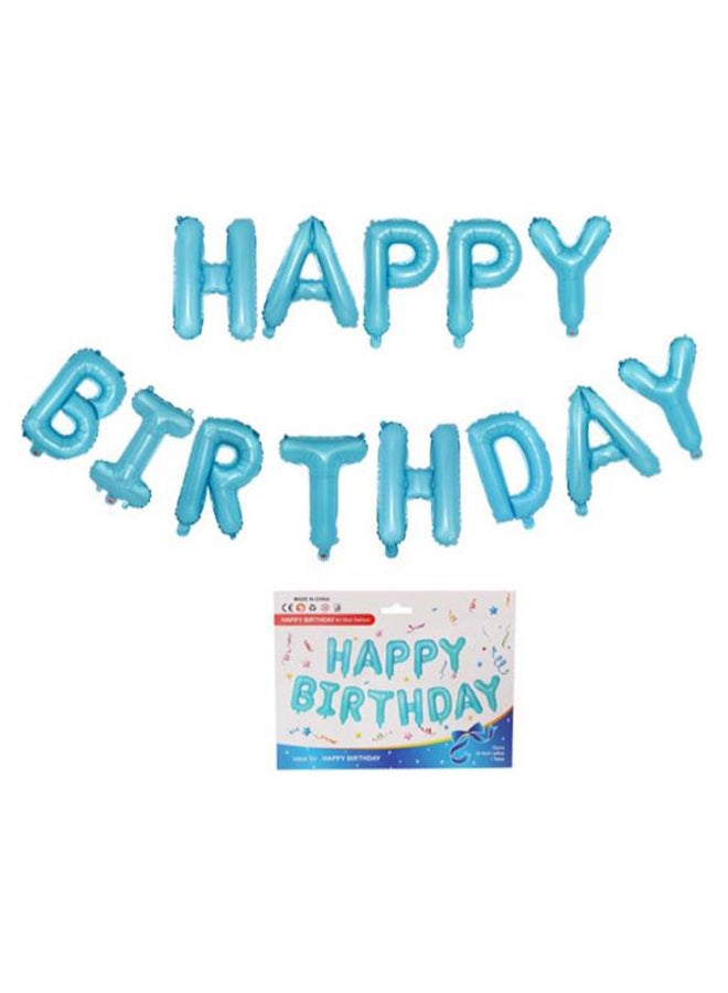 صوجي مجموعة بالونات زينة لأعياد الميلاد بتصميم عبارة "Happy Birthday" 16بوصة - Image 1